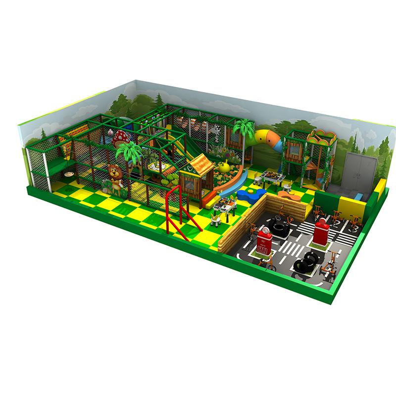 Forest-themed indoor amusement park