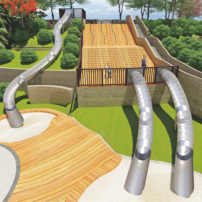 Customized outdoor recreational equipment for scenic spots and parks 