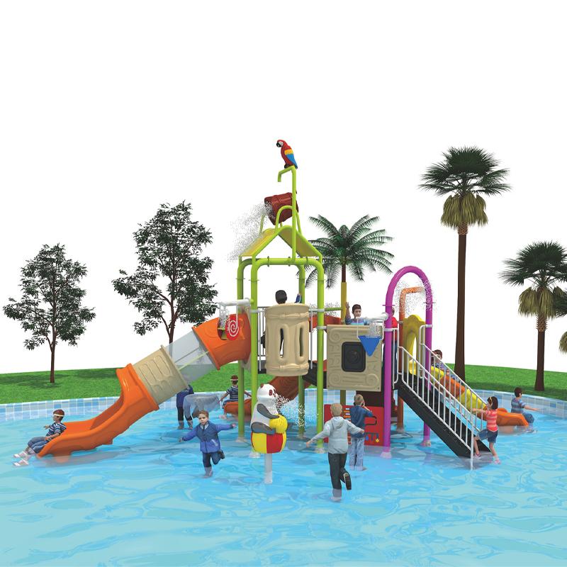 Children's water park slides