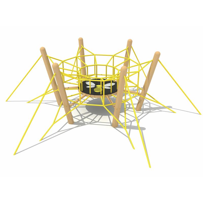 Children's climbing nets for outdoor playground equipment in the park