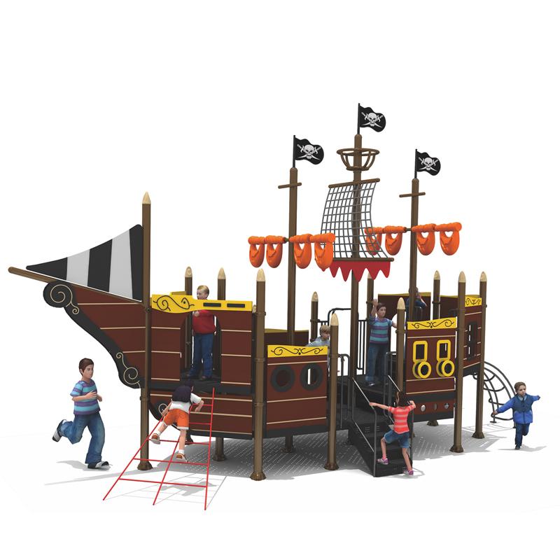 定制公园PE板滑梯