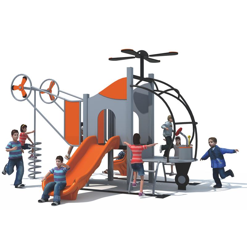 Outdoor aircraft slide