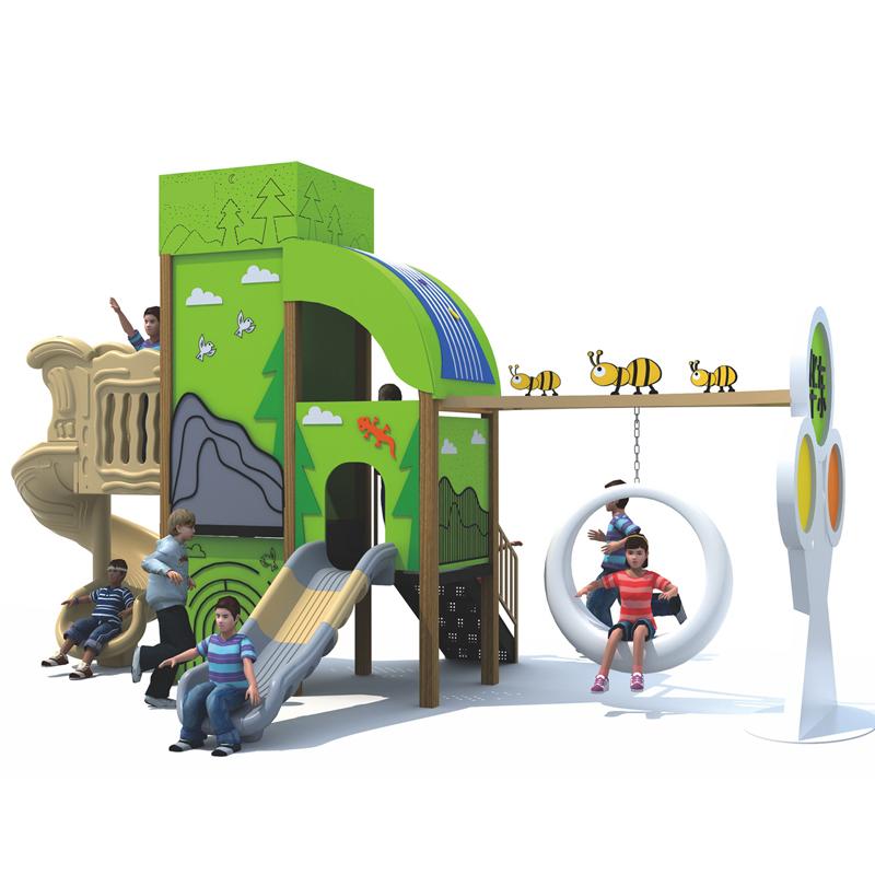 Customized outdoor small children's slides