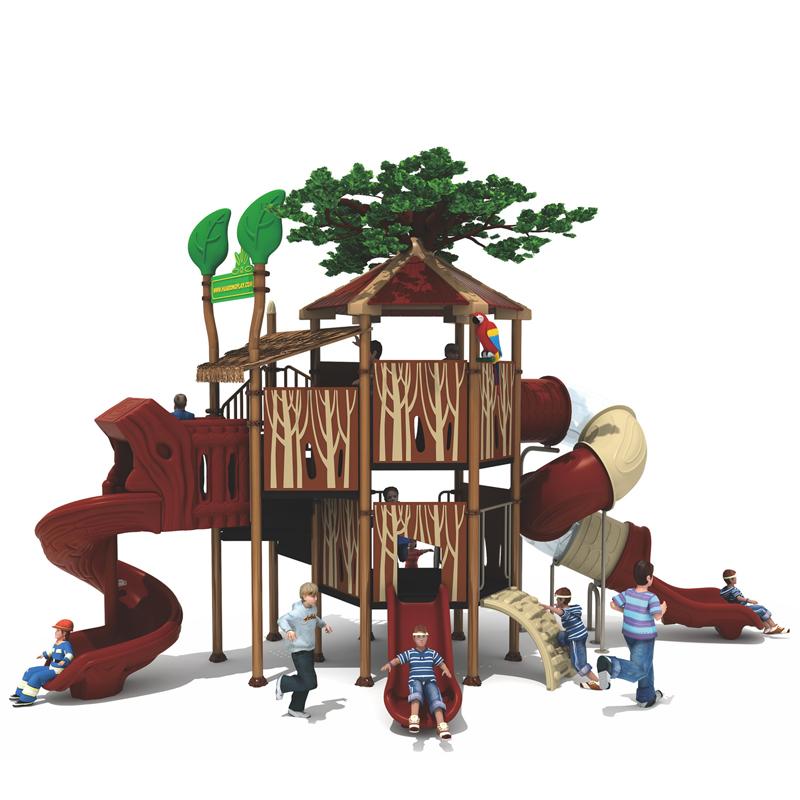 Customized large outdoor children's slides for kindergartens