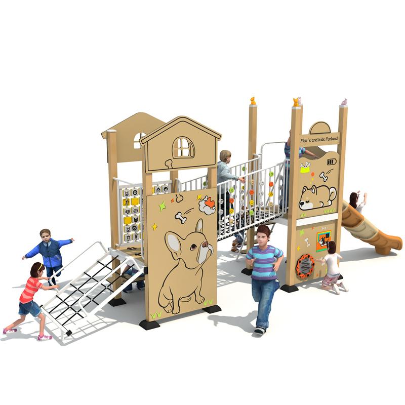 Customized outdoor playground equipment for kindergartens