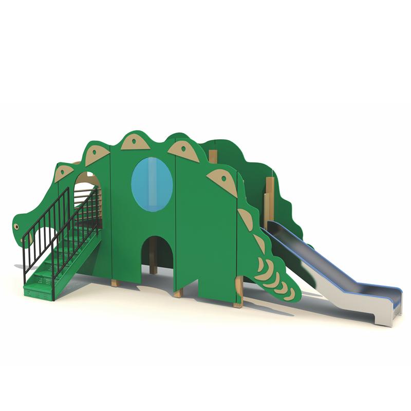 Outdoor children's combination slide