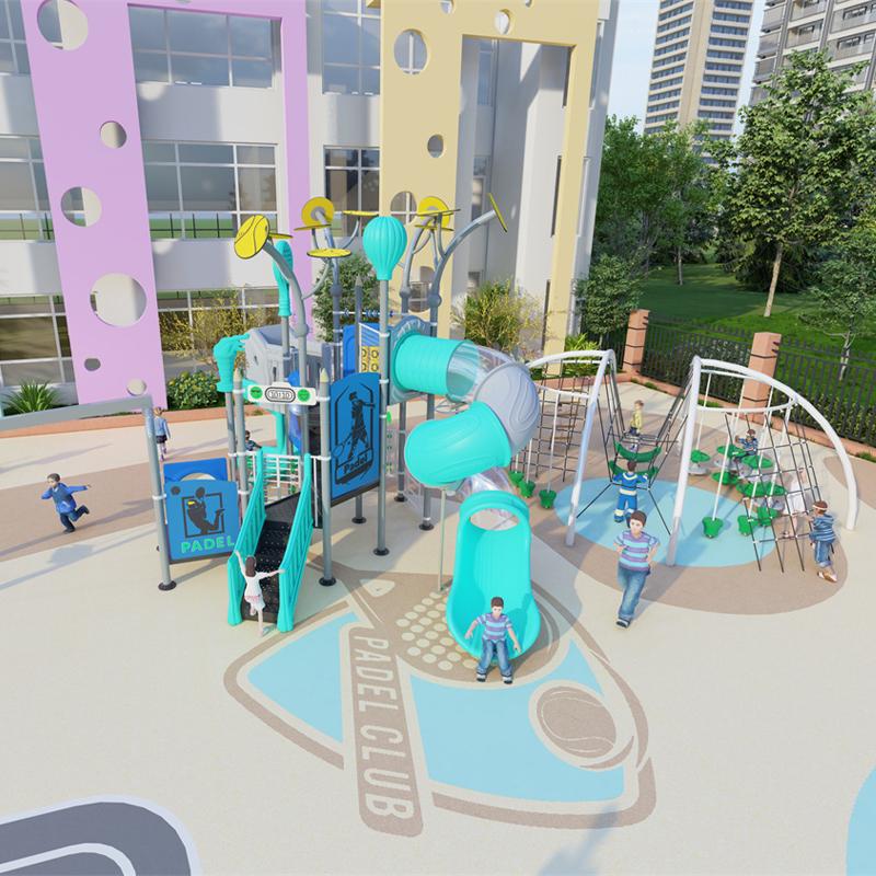幼儿园户外大型滑梯