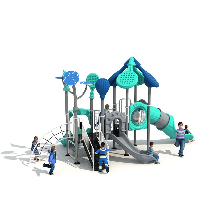 Tennis-themed series children's outdoor combination slide