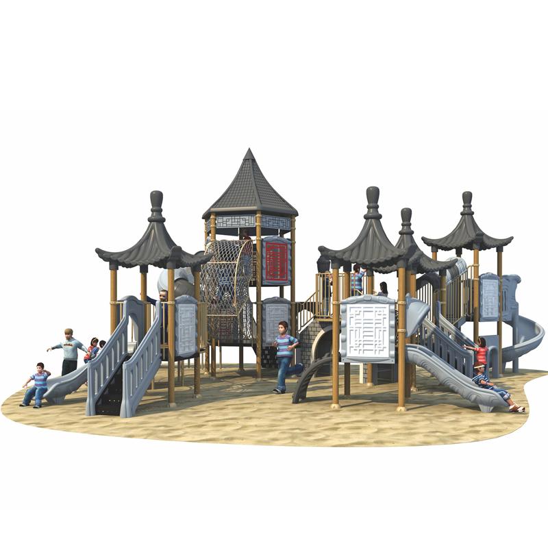 Customized high-end outdoor combination slides for kindergartens