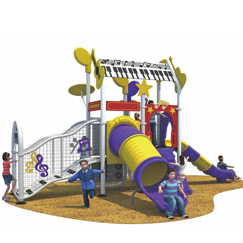 Small slide in the garden