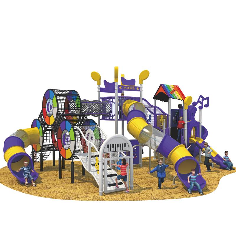 Customized large outdoor combination slides for kindergartens