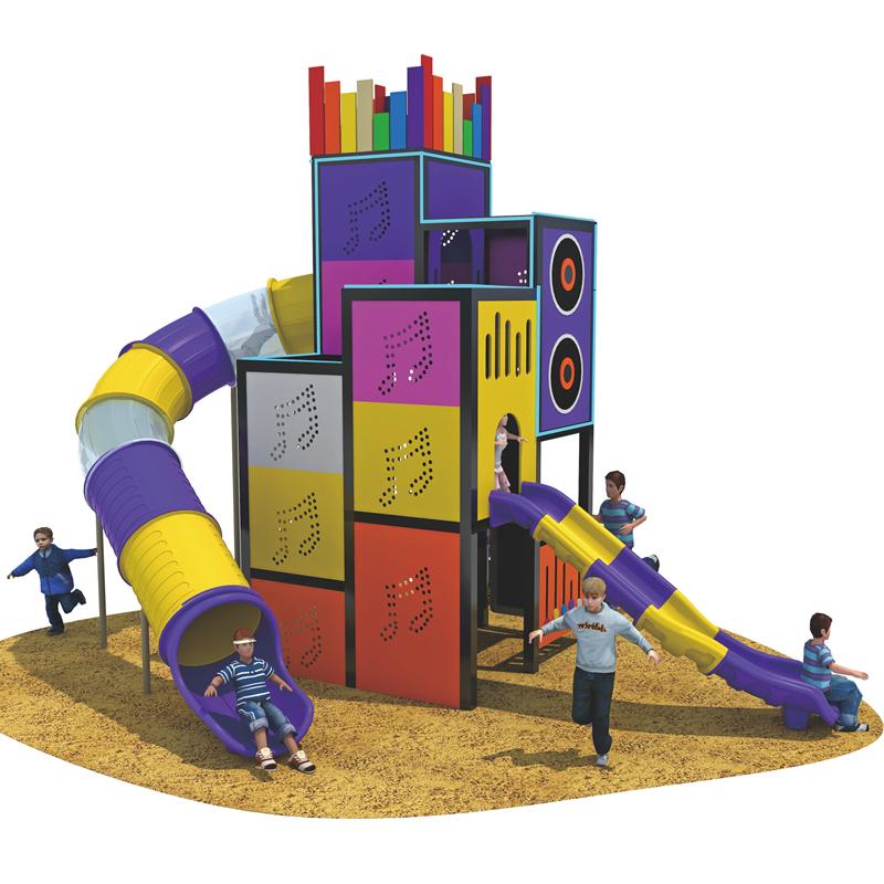 Customized outdoor non-powered children's playground facilities for residential areas