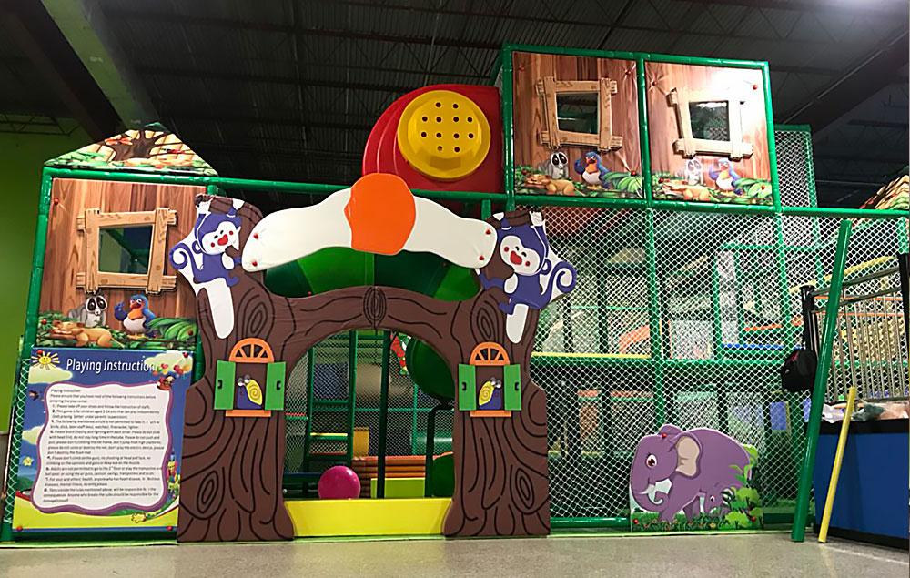 Installation case of indoor children's playground