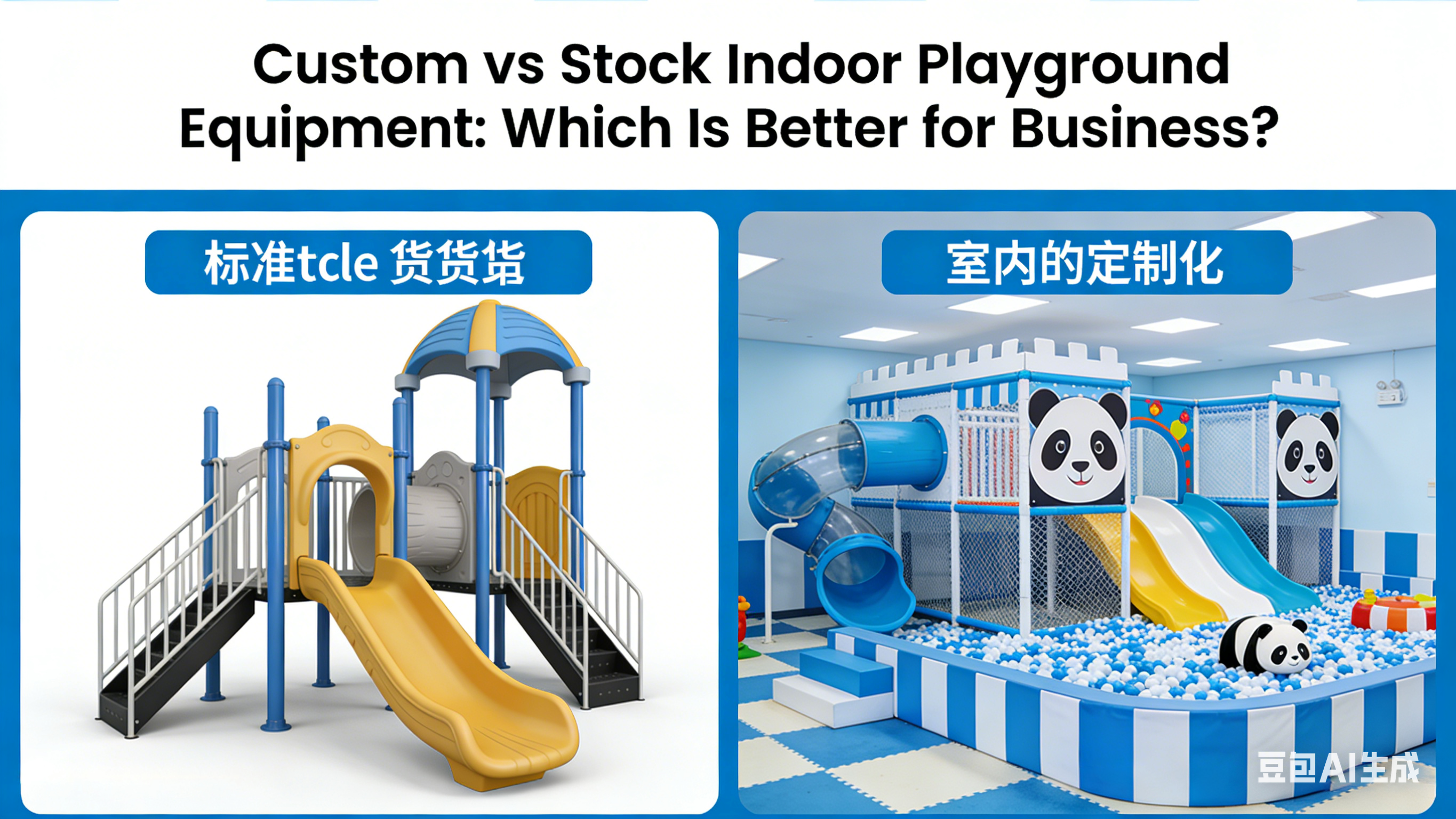 Custom vs Stock Indoor Playground Equipment: Which Is Better for Business?