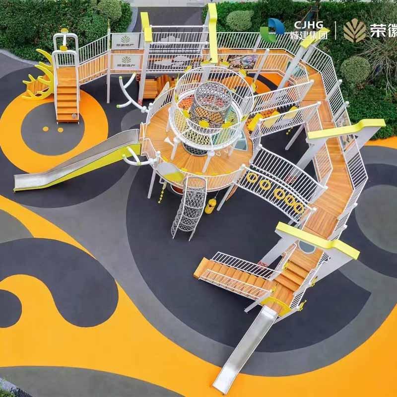 亳州建投东方名府云著 | 高端小区非标无动力儿童乐园定制案例