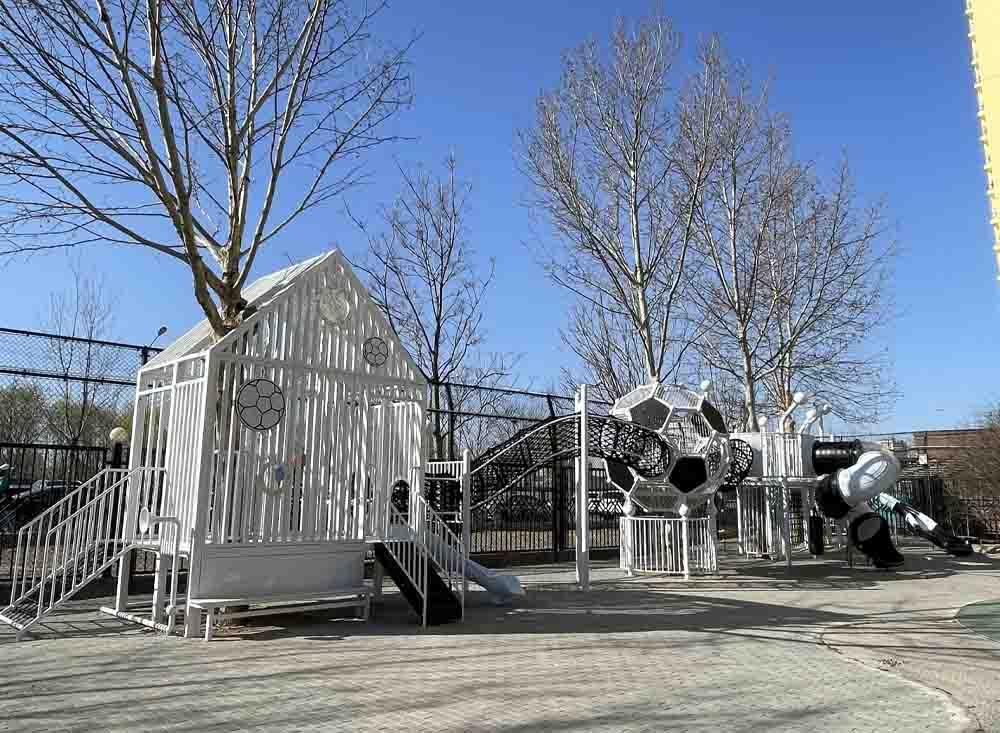 朝花幼儿园（金泽园）户外游乐设施定制案例解析