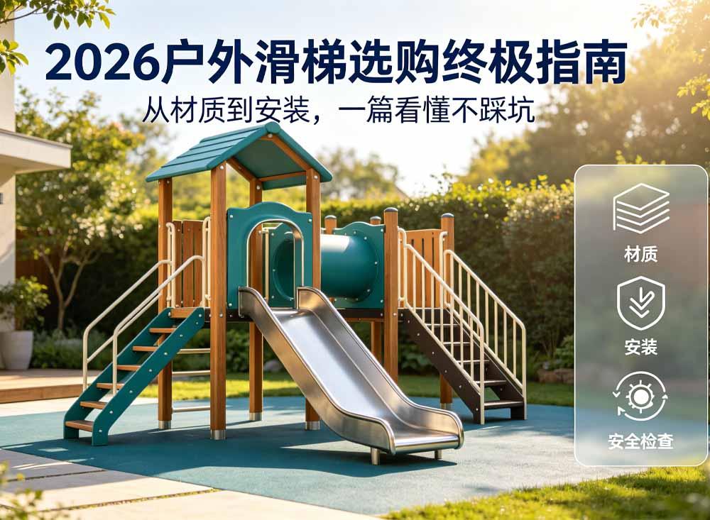 2026户外滑梯选购终极指南：从材质到安装，一篇看懂不踩坑