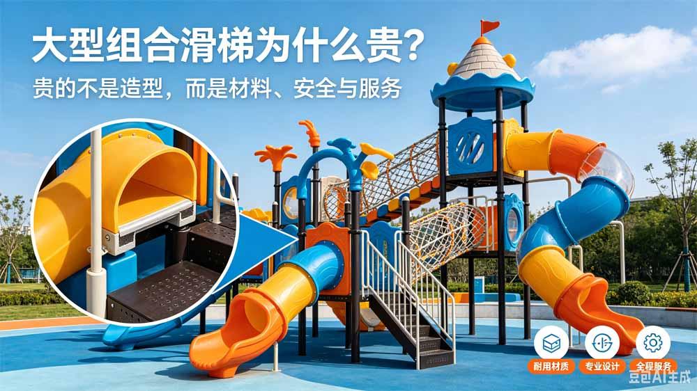 大型组合滑梯为什么贵？厂家揭秘材质、设计与服务的深层逻辑