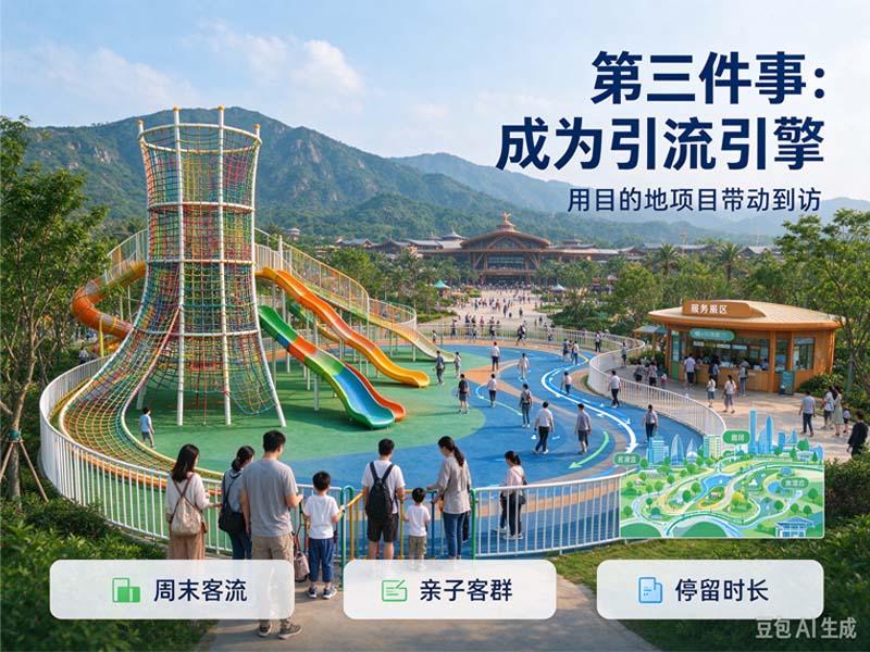 户外无动力游乐设备：从“滑梯秋千”到文旅引流引擎，规划者需要看清的五件事